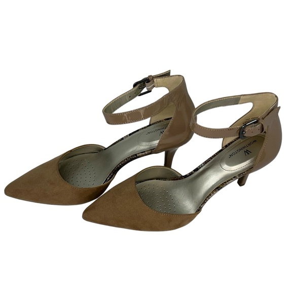 Worthington Wor Kipper Nude Heels Size 9 - Picture 3 of 13